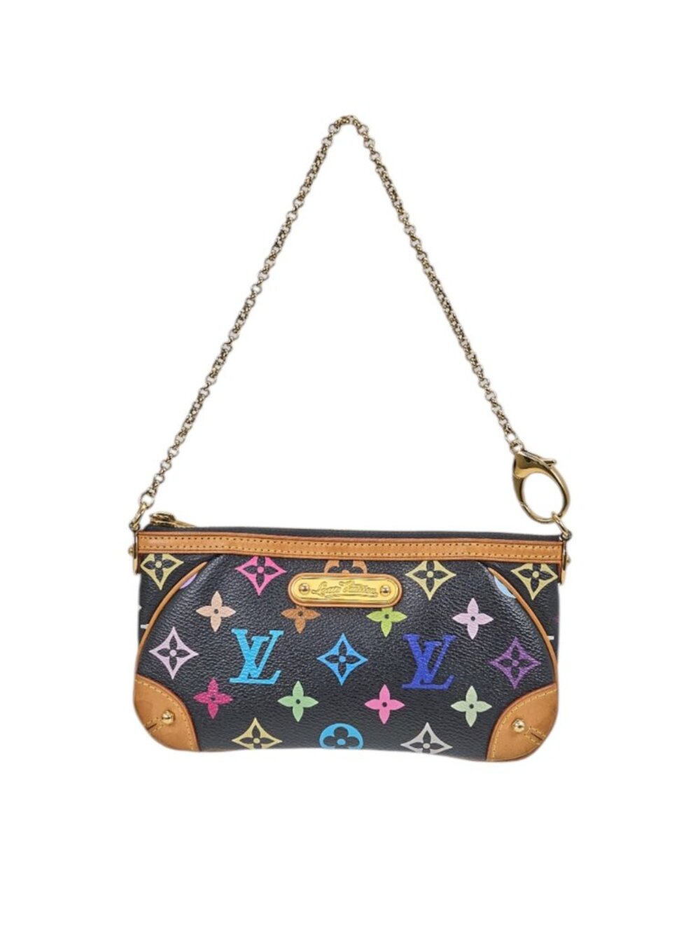 Louis Vuitton Milla Pochette Monogram Multicolore Noir